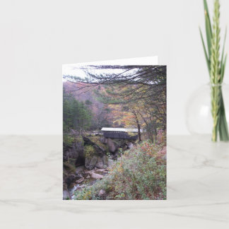 Sentinel Bridge Fall Foliage Notecard