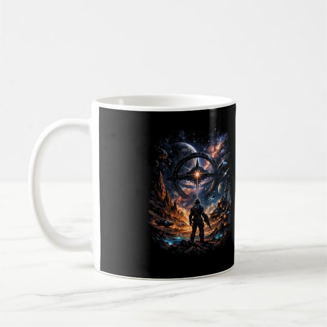 Sentinel of the Star Gate Coffee Mug (Left)