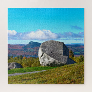 Sentinel Rock, Lake Willoughby, Vermont Jigsaw Puz Jigsaw Puzzle