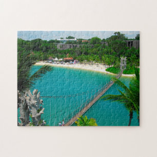 Sentosa Beach Singapore. Jigsaw Puzzle