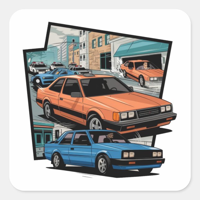 Sentra Square Sticker (Front)