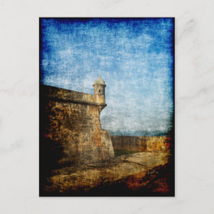 Sentry Post Old San Juan Postcard