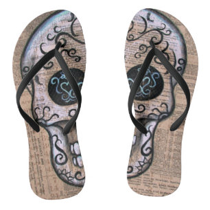 Senyor Calavera Dia de los Muertos Jandals