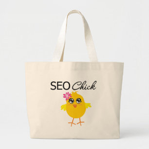 SEO Chick Large Tote Bag