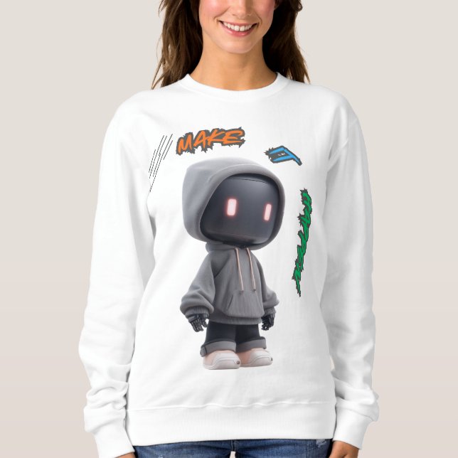 SEO-friendly, 3-word motivational quotes Sweatshirt (Front)