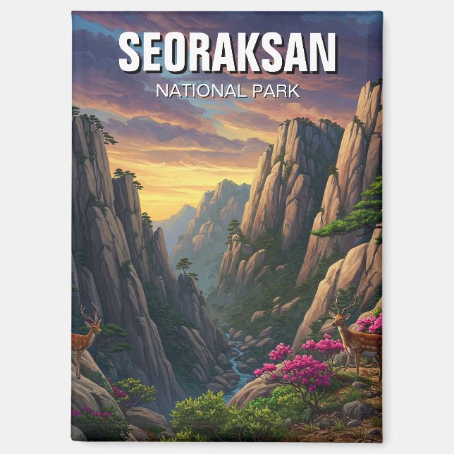 Seoraksan National Park Korea Magnet (Front)