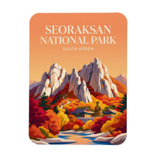 Seoraksan National Park South Korea Magnet
