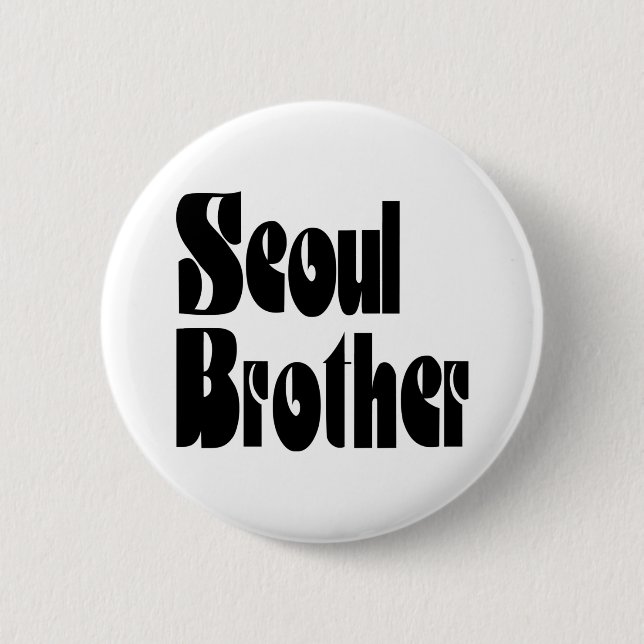 Seoul Brother 6 Cm Round Badge (Front)