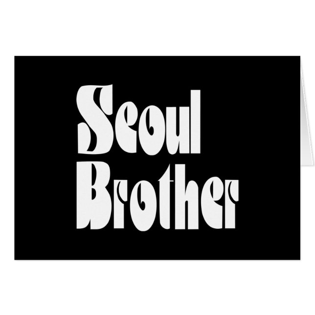 Seoul Brother Card (Front Horizontal)
