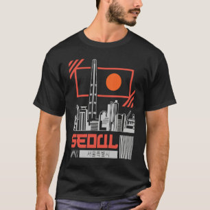 Seoul Capital City of South Korea Hangul Korean Wr T-Shirt