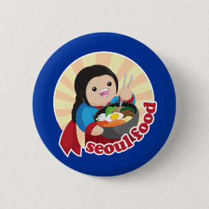 Seoul Food 6 Cm Round Badge