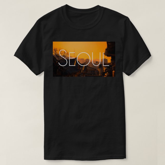 Seoul Korea city night summer 2 T-Shirt (Design Front)