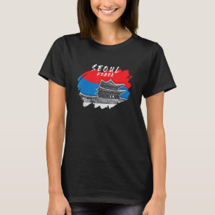 Seoul Korea Traditional Building Gyeongbokgung Pal T-Shirt