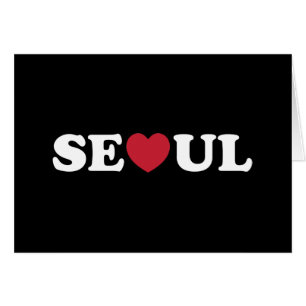 Seoul Love Heart Card