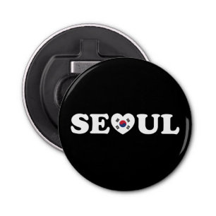 Seoul Love Heart Taegeukgi Flag Bottle Opener