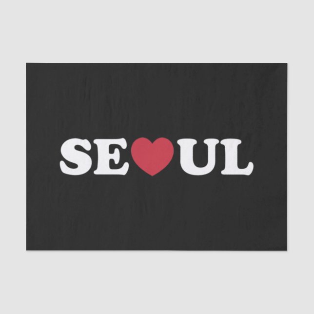 Seoul Love Heart Tissue Paper (Front)
