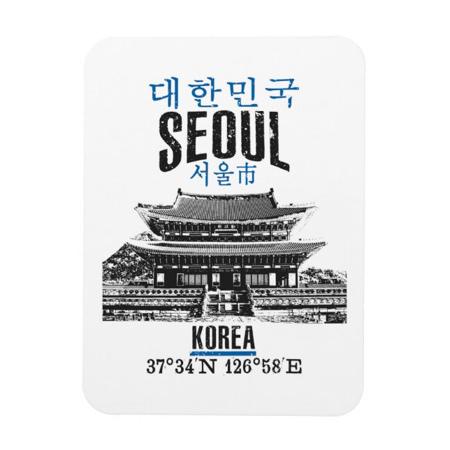 Seoul Magnet (Vertical)