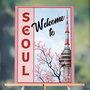 Seoul Namsan Tower Acrylic Sign