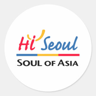 Seoul Soul Of Asia Classic Round Sticker