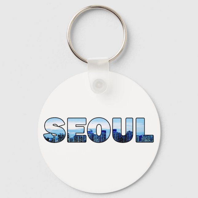 Seoul South Korea 010 Key Ring (Front)