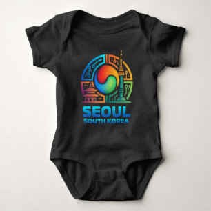 Seoul South Korea Baby Bodysuit