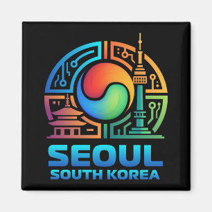 Seoul South Korea Magnet