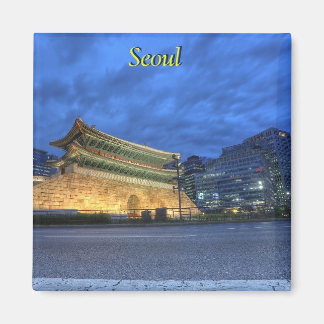 Seoul, South Korea Magnet (Front)
