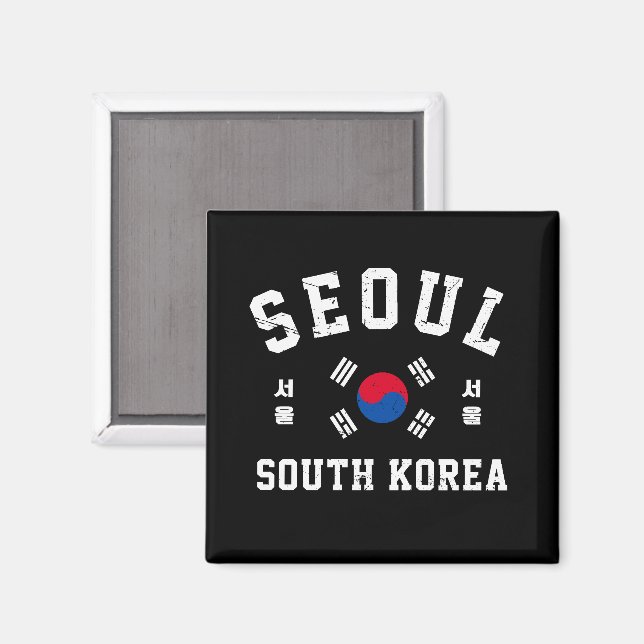 Seoul South Korea  Magnet (Front/Back)