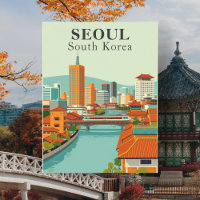 Seoul South Korea Mid-Century Retro Travel