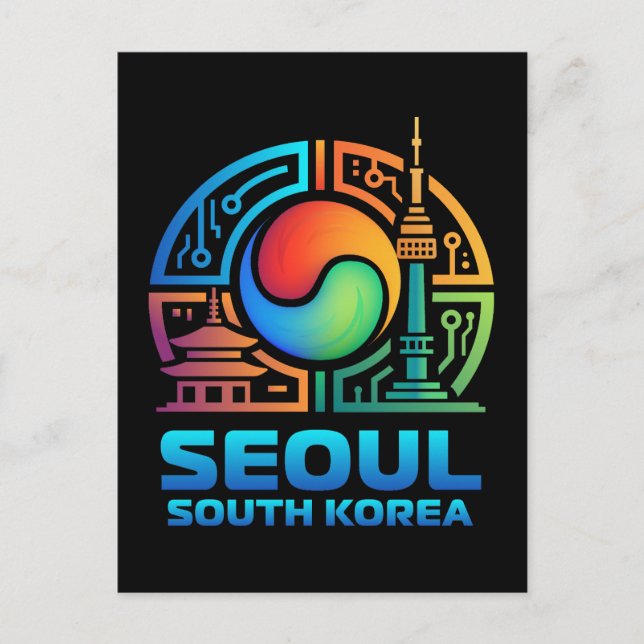 Seoul South Korea Postcard (Front)