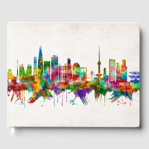 Seoul South Korea Skyline Guest Book