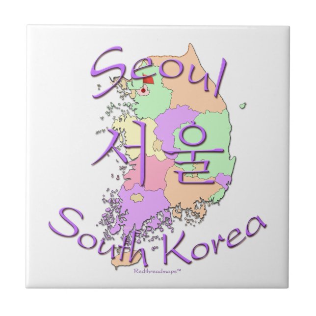 Seoul South Korea Tile (Front)