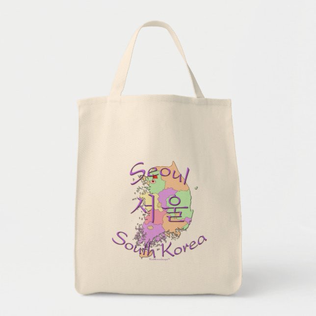 Seoul South Korea Tote Bag (Front)