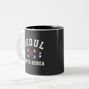 Seoul South Korea Two-Tone Coffee Mug