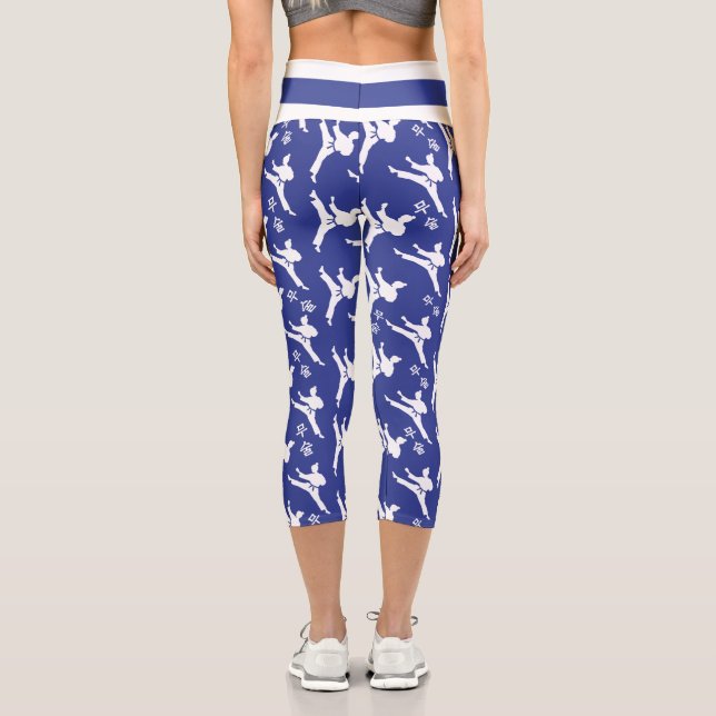 Seoul Spirit Sports Leggings Blue (Back)