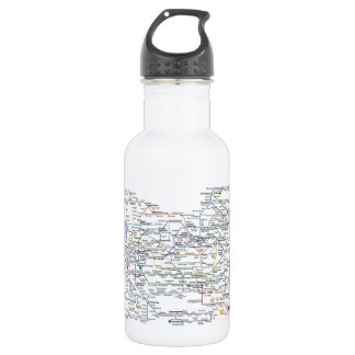 Seoul Subway Map 532 Ml Water Bottle