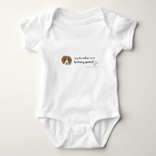 sep4 brittany spaniel baby bodysuit
