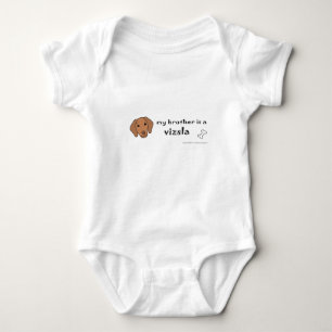 sep4 vizsla baby bodysuit