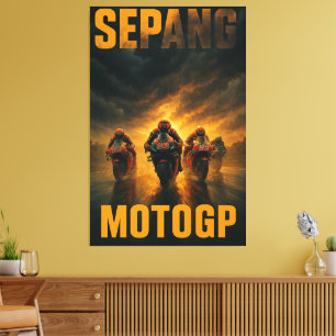 Sepang International Circuit MotoGP Malaysian Gran Canvas Print