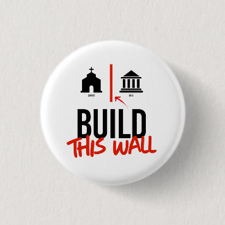 Separate Church and State 3 Cm Round Badge