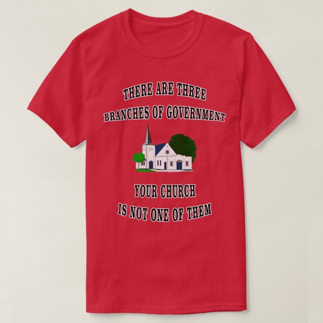 Separation of Church and State  T-Shirt (Design Front)