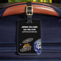 Separation Of Entry Vehicle On A Mars Mission.