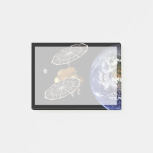 Separation Of Entry Vehicle On A Mars Mission. Post-it Notes