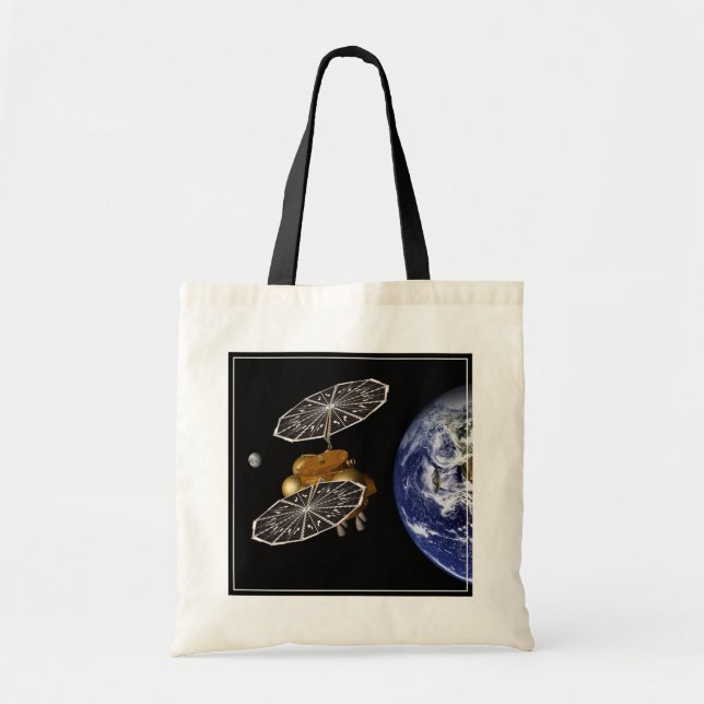 Separation Of Entry Vehicle On A Mars Mission. Tote Bag (Front)
