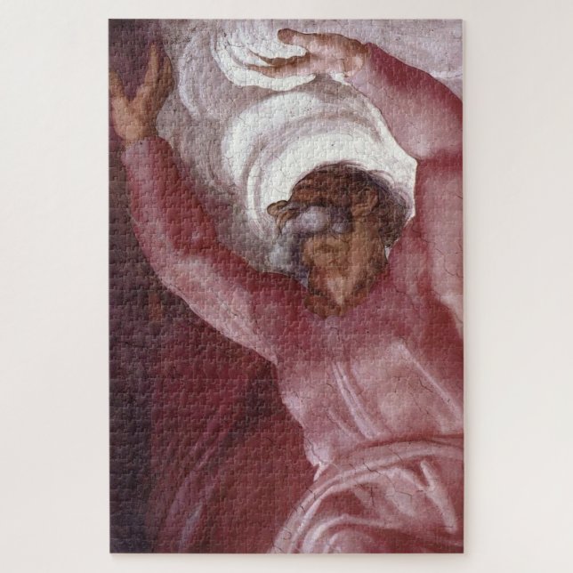 Separation of Light from Darkness: Michelangelo Jigsaw Puzzle (Vertical)