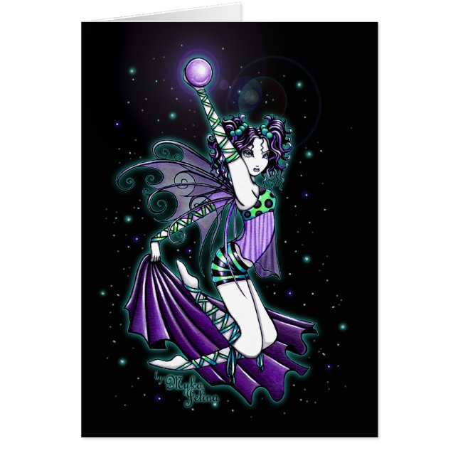 Sepheria Dancing Rainbow Fairy Card (Front)