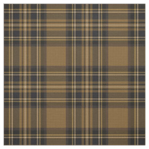 Sepia 3 brown/coco/yellow/white/black stripe plaid fabric