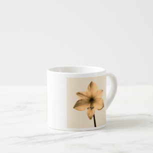 sepia amaryllis espresso cup