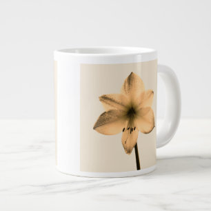sepia amaryllis large coffee mug