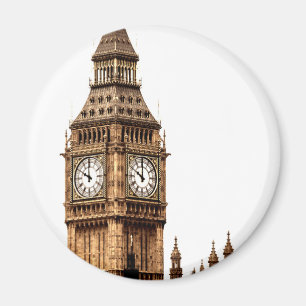 Sepia Big Ben Tower Magnet